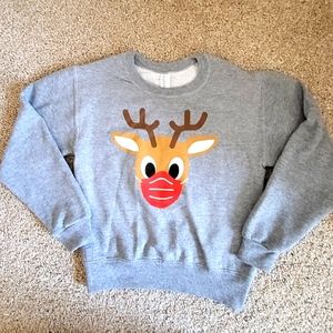 🌻SALE🌻 NWOT JERZEES UNISEX RUDOLPH SWEATSHIRT